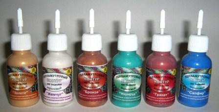 Контур по тканям перламутровый 18 мл